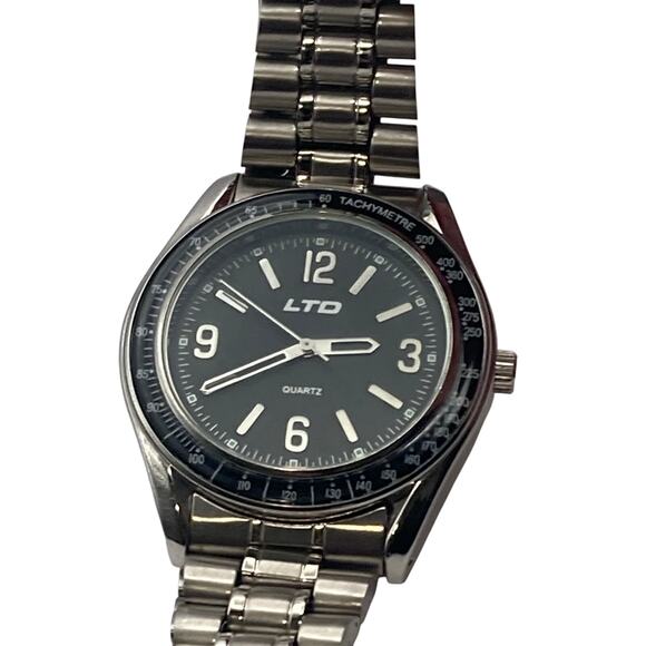 LTD Men's Quartz Watch 40mm with New Battery Wrist Size 7-7.25" with Papers - Picture 1 of 9